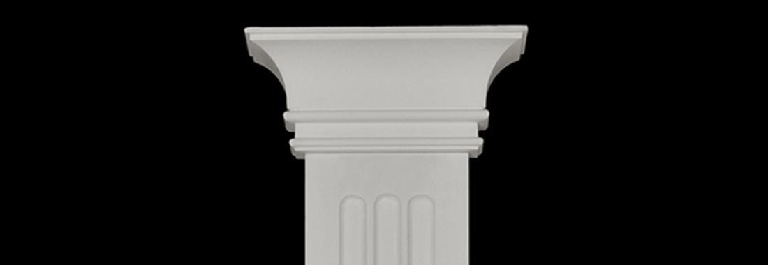 Plaster pilasters 