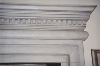 Plaster architrave cornice