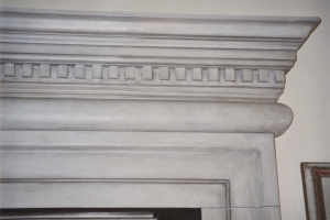 Cornice in gesso da architrave