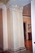 Plaster tapered pilasters