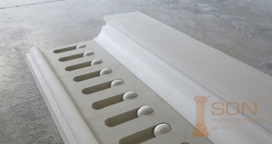 Cornice tetto in gesso